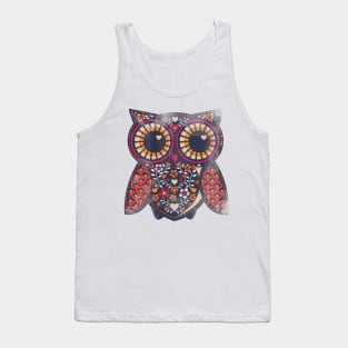 Cute floral owl Tank Top